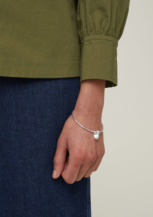 Sally Lacock Seed Pod Bangle | Silver