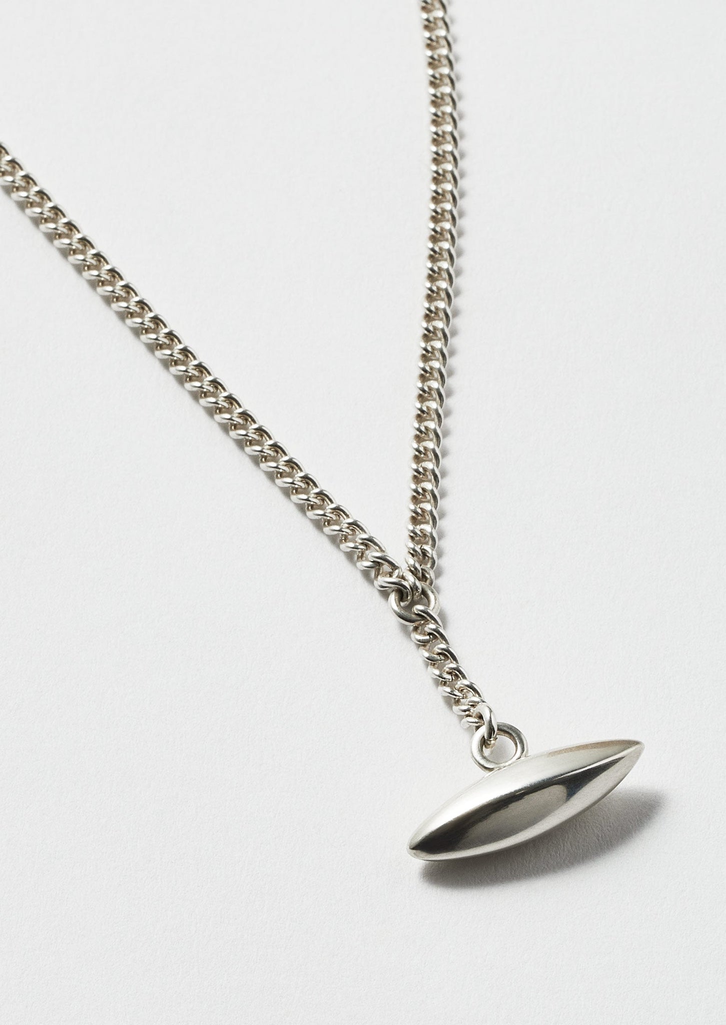 Sally Lacock Pod Drop Necklace | Silver