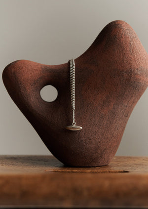 Sally Lacock Pod Drop Necklace | Silver