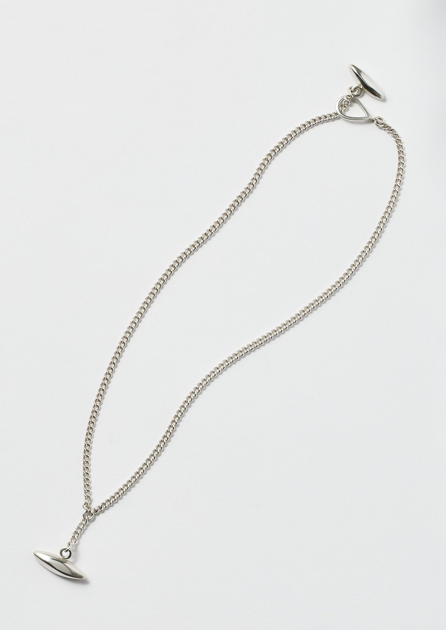 Sally Lacock Pod Drop Necklace | Silver