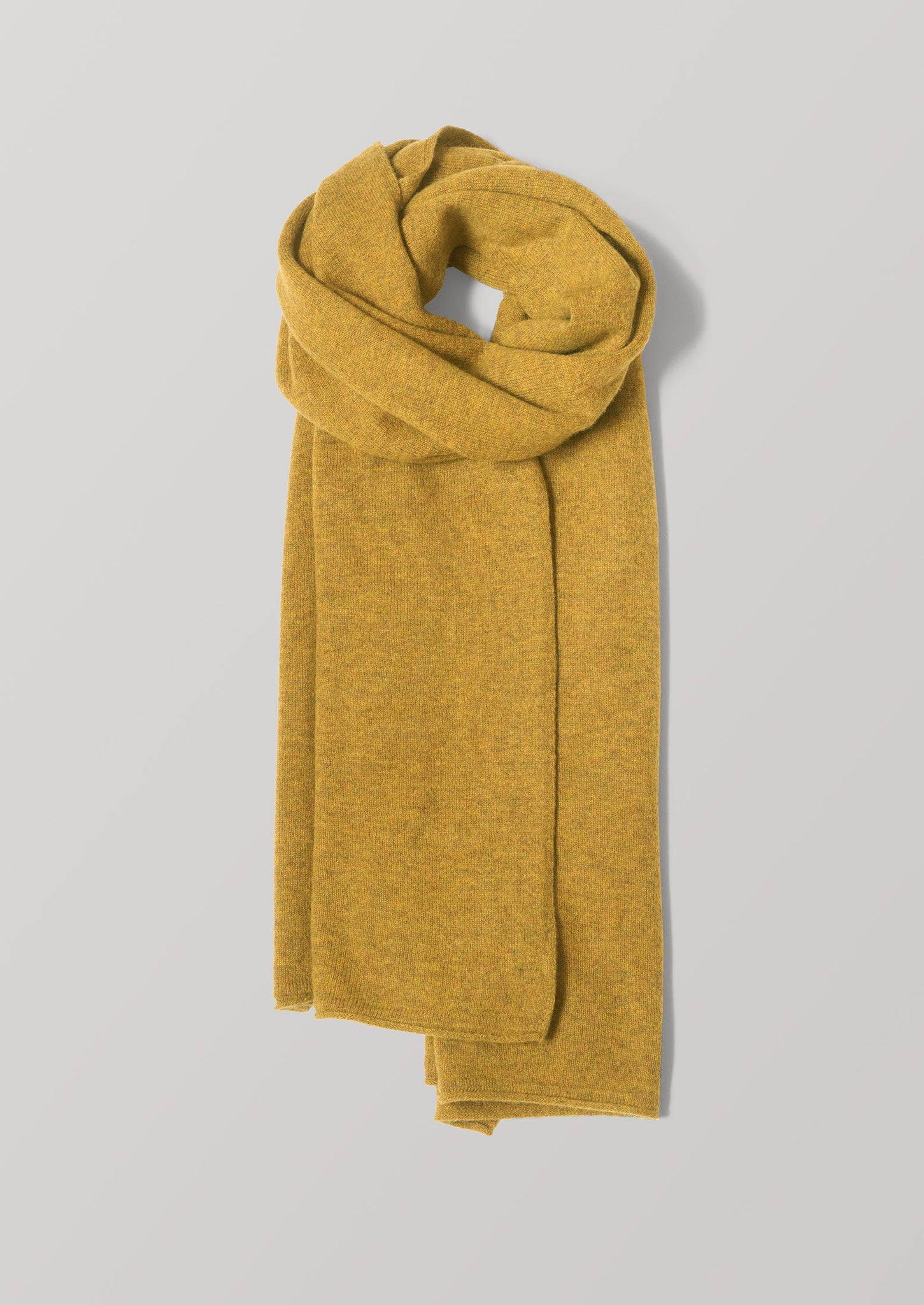 Cashmere Wool Wrap Scarf | Ochre