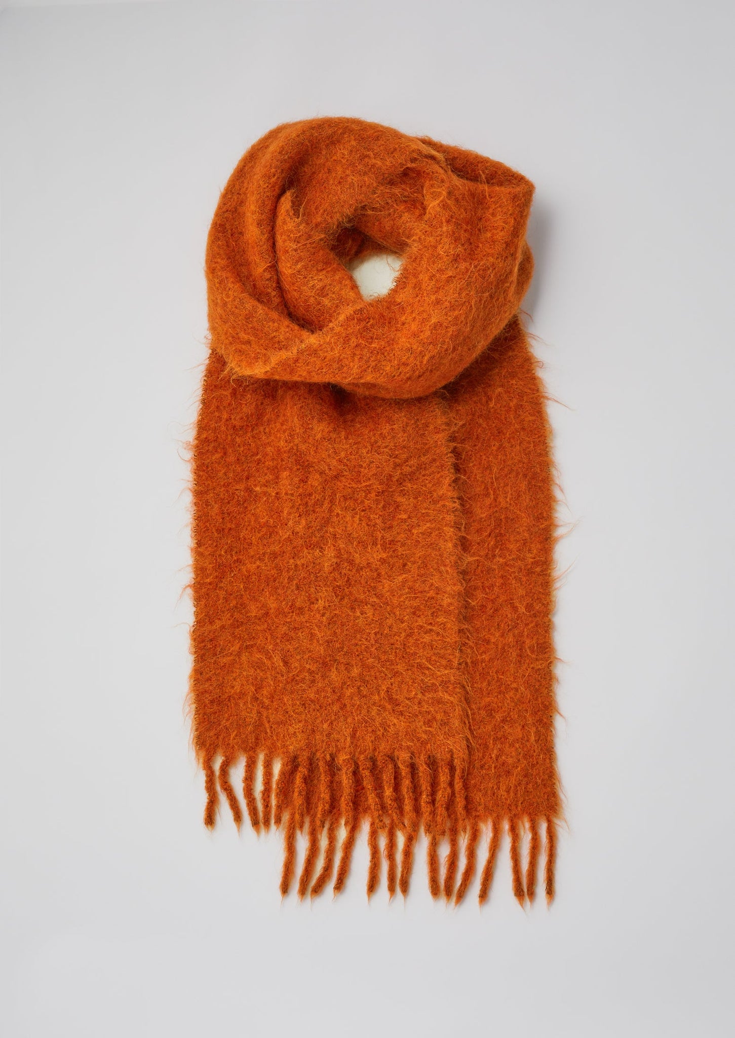 Textured Scarf | Rust