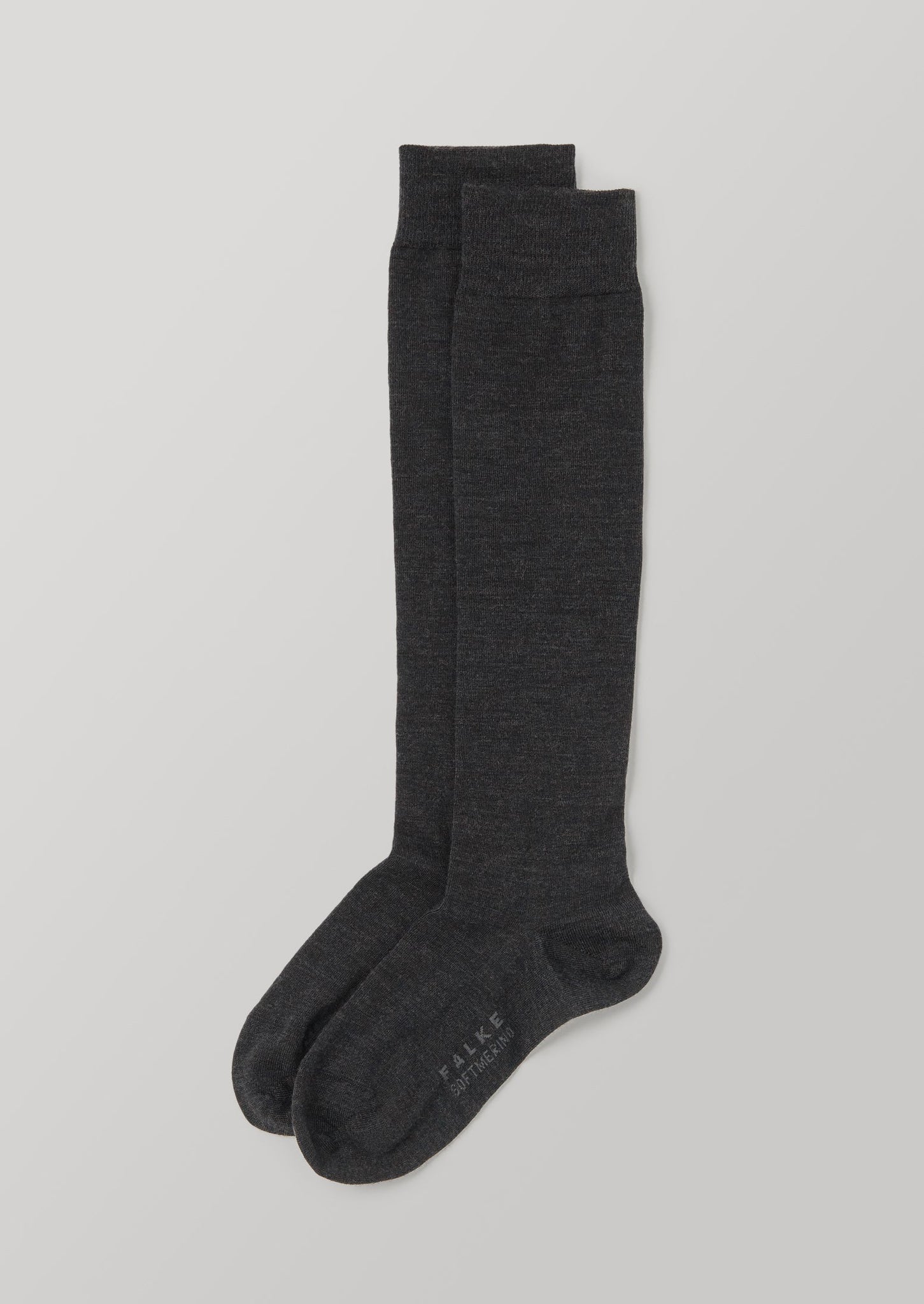 Falke Merino Knee High Socks | Anthracite