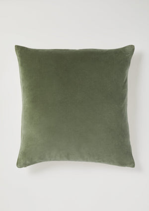 Square Velvet Cushion Cover | Sea Grass