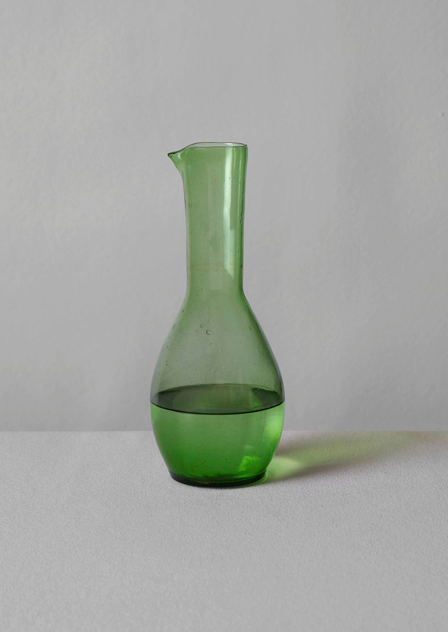 Moroccan Glass Carafe | Green