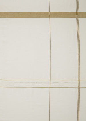 Hand Woven Cotton Tablecloth | Ecru/Olive