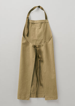 Cotton Canvas Project Apron | Stone Green
