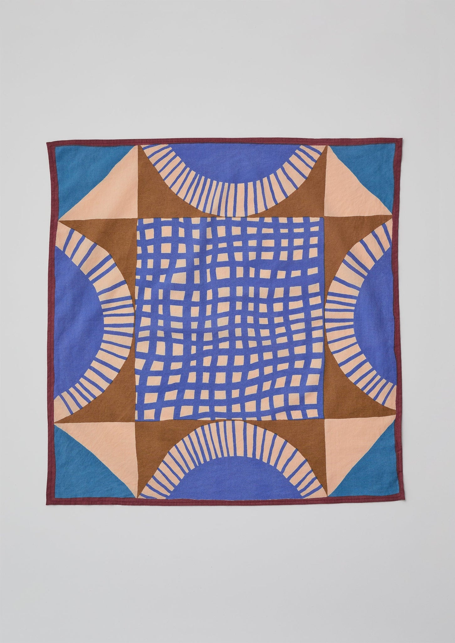 Carnival Print Bandana | Celtic Blue