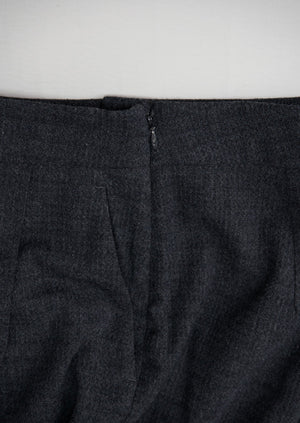 Reworn Soft Wool Trouser Size 8 (108) | Grey