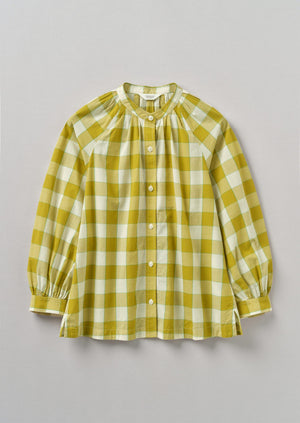 Gingham Check Cotton Shirt | Pomelo